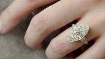Почему любители винтажа ценят бриллиантовые кольца Navette, ч. 1