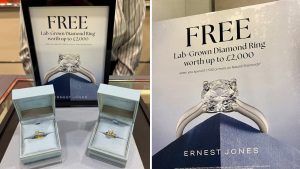 Signet предлагает бесплатно лабораторные алмазы ко Дню святого Валентина