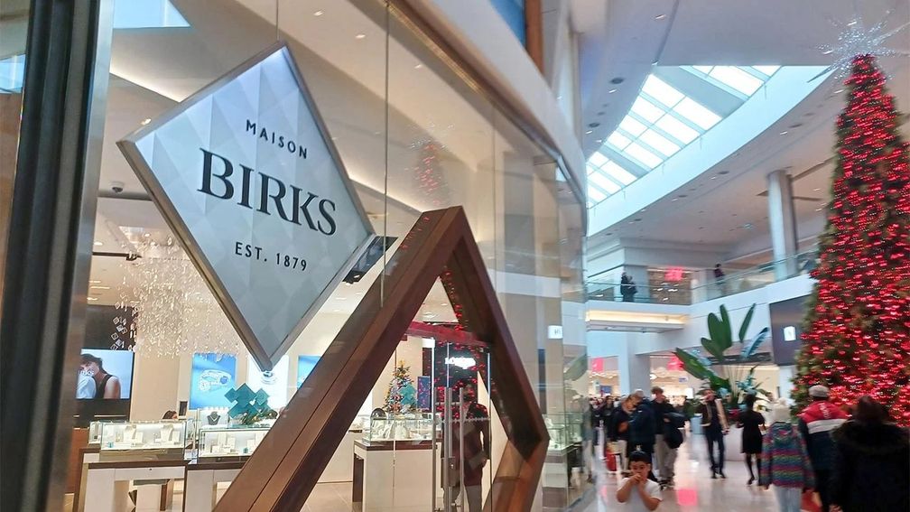 У группы Birks зафиксирован рост праздничных продаж