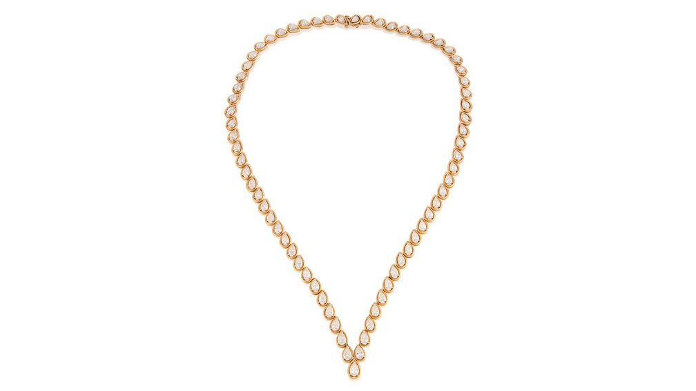 Это бриллиантовое колье от Oscar Heyman & Brothers для Cartier 1977 года было оценено перед продажей в 20 000–30 000 долларов