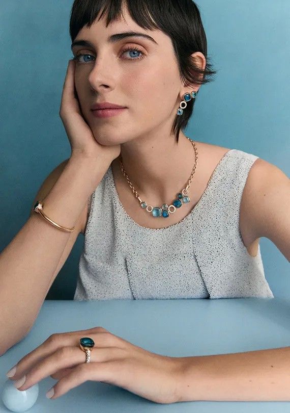 Коллекция Pomellato Nudo с небесно-голубыми и лондонскими голубыми топазами Коллекция Pomellato Nudo с небесно-голубыми и лондонскими голубыми топазами