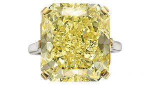 20-каратный желтый бриллиант от Cartier возглавит аукцион Heritage
