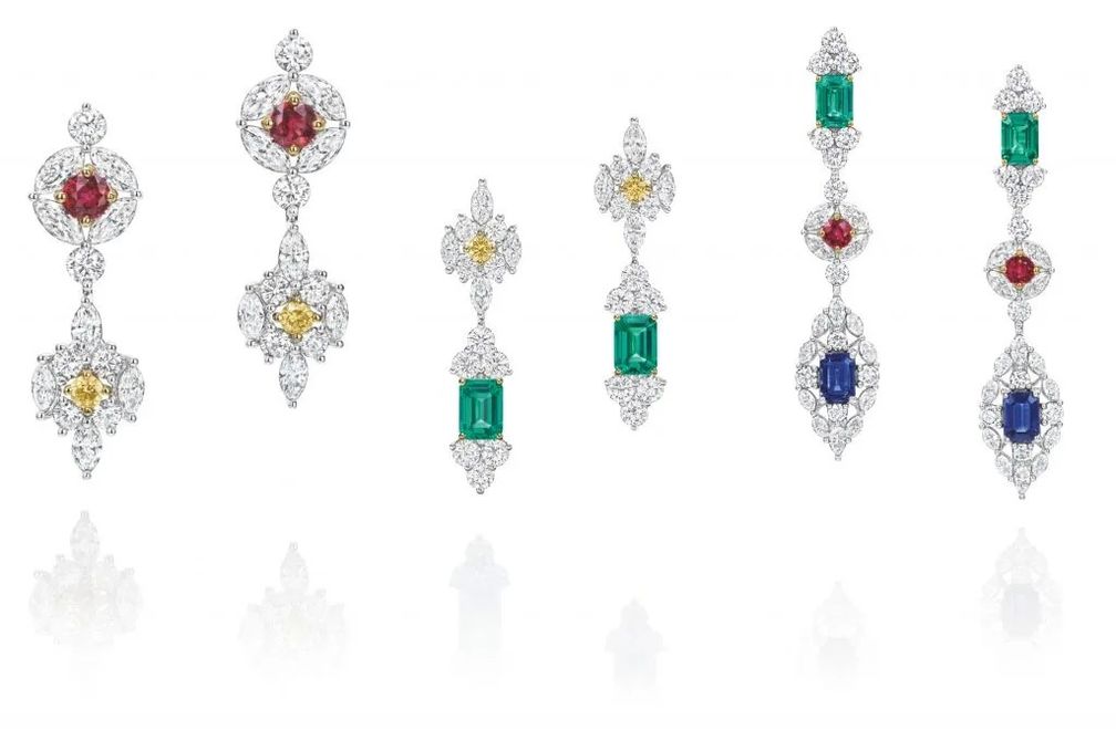 Комплект серег City Lights. Фото: Harry Winston