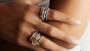 Кольца с чернением придают бриллиантам броский вид, ч. 2