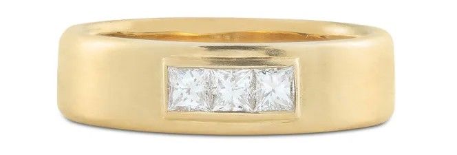 Кольцо Princess Cut («Огранка принцесса») от Jessie Thomas из золота с бриллиантами