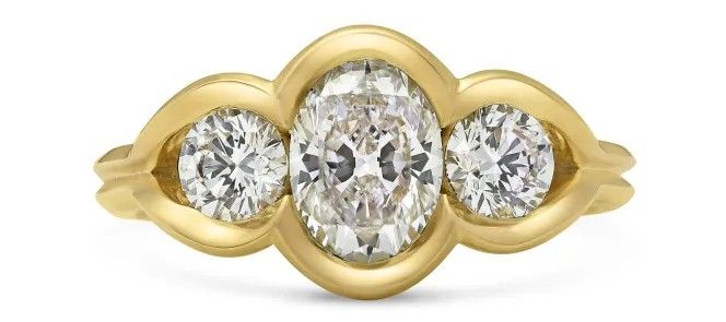 Кольцо Alaric от Rachel Boston из золота с бриллиантами