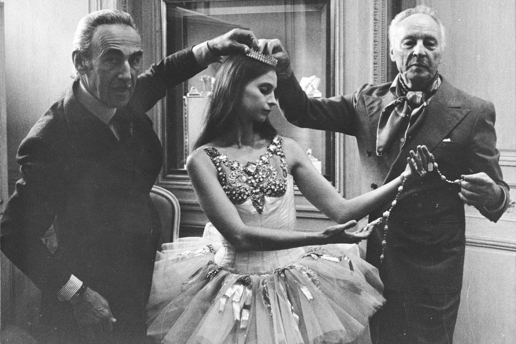 Пьер Арпельс, балерина Сюзанна Фаррелл и Джордж Баланчин, около 1976 года. © BALANCHINE — торговая марка The George Balanchine Trust.