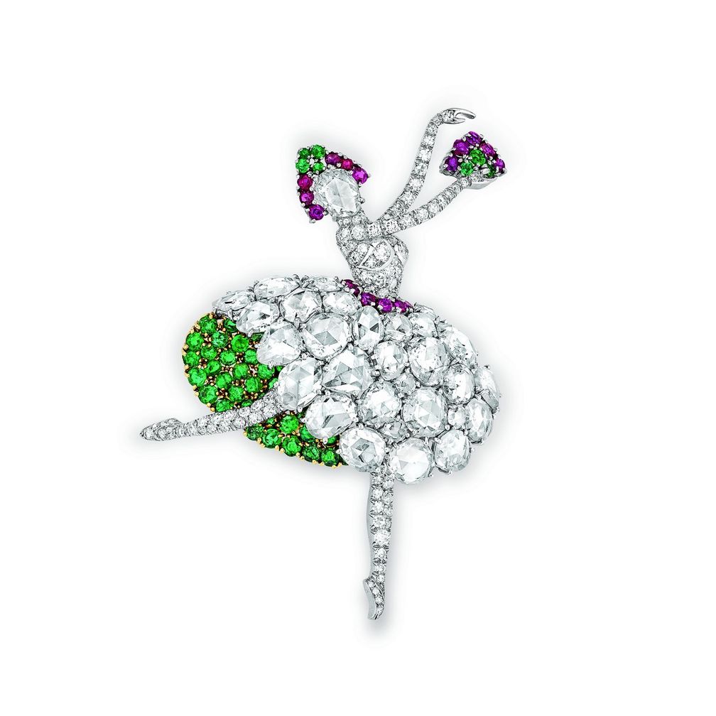 Зажим Danseuse, 1941 год. Фото: Van Cleef & Arpels Зажим Danseuse, 1941 год. Фото: Van Cleef & Arpels