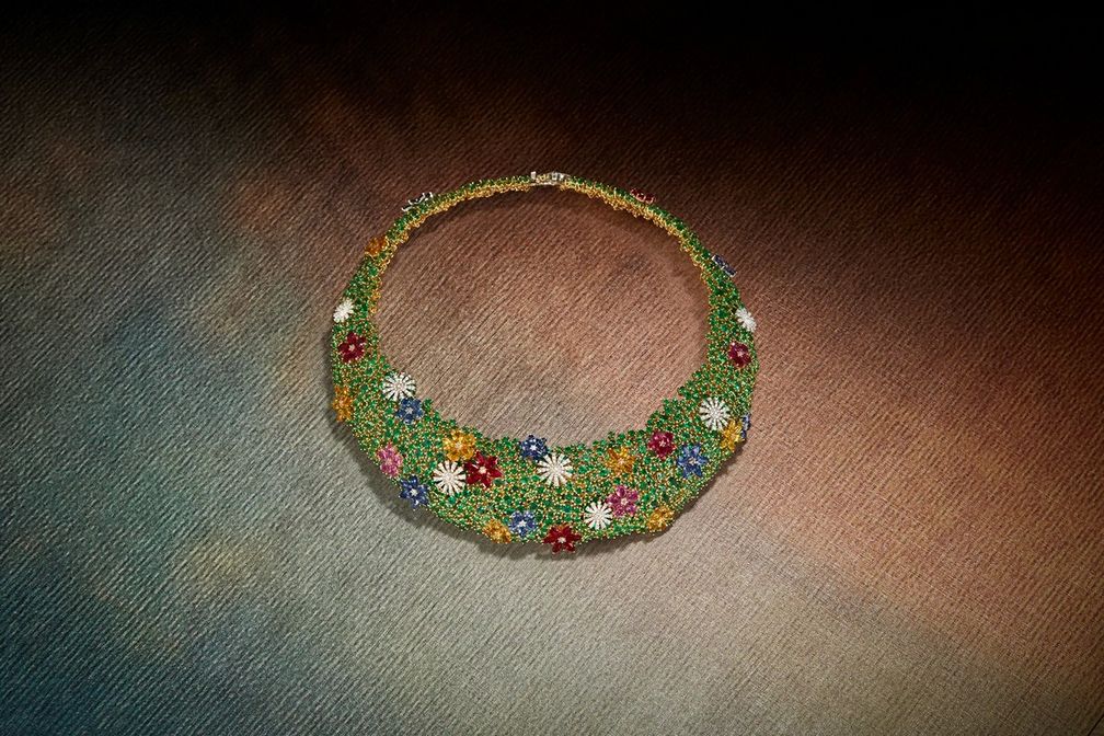 Колье Florea («Флореа») от Damiani, вдохновленное картиной Сандро Боттичелли «Весна». Фото: Фабрицио Скарпа Колье Florea («Флореа») от Damiani, вдохновленное картиной Сандро Боттичелли «Весна». Фото: Фабрицио Скарпа