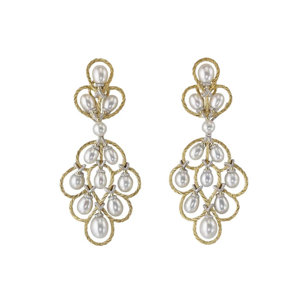 Серьги Rete con Perle от Buccellati Серьги Rete con Perle от Buccellati