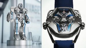 Компания MB&F создала часы, которые трансформируются в робота