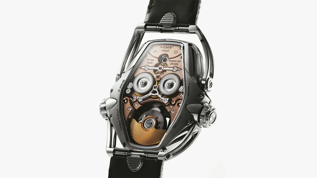 Задняя крышка часов HM12 «The Guardian» от MB&F. Фото: MB&F Задняя крышка часов HM12 «The Guardian» от MB&F. Фото: MB&F