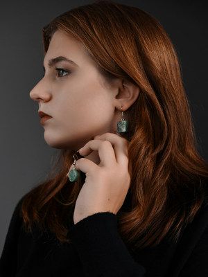 крупные серьги