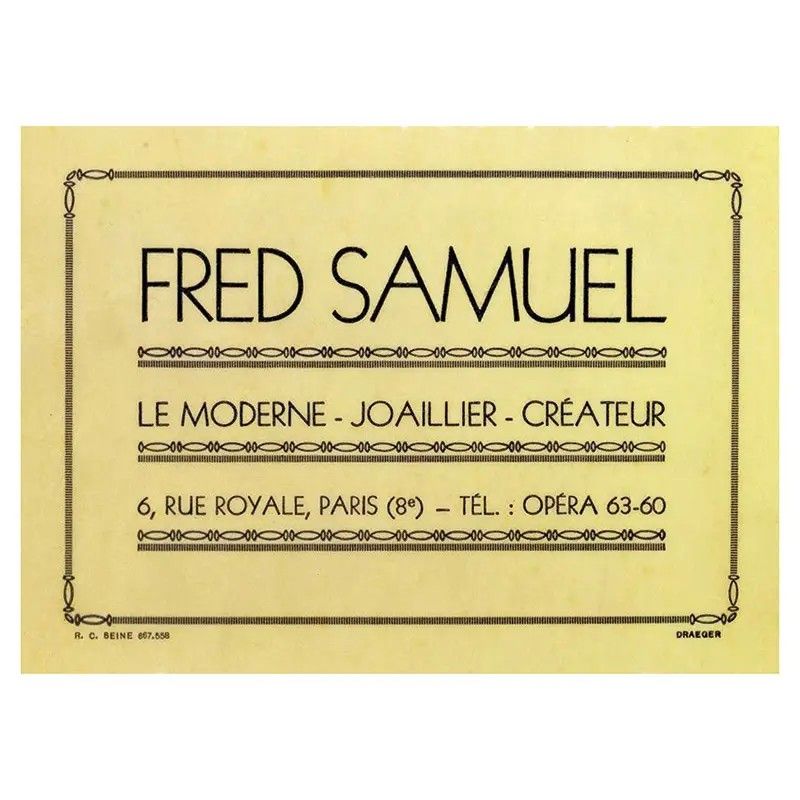 Первая визитная карточка Фреда Самюэля. Предоставлено Fred Первая визитная карточка Фреда Самюэля. Предоставлено Fred