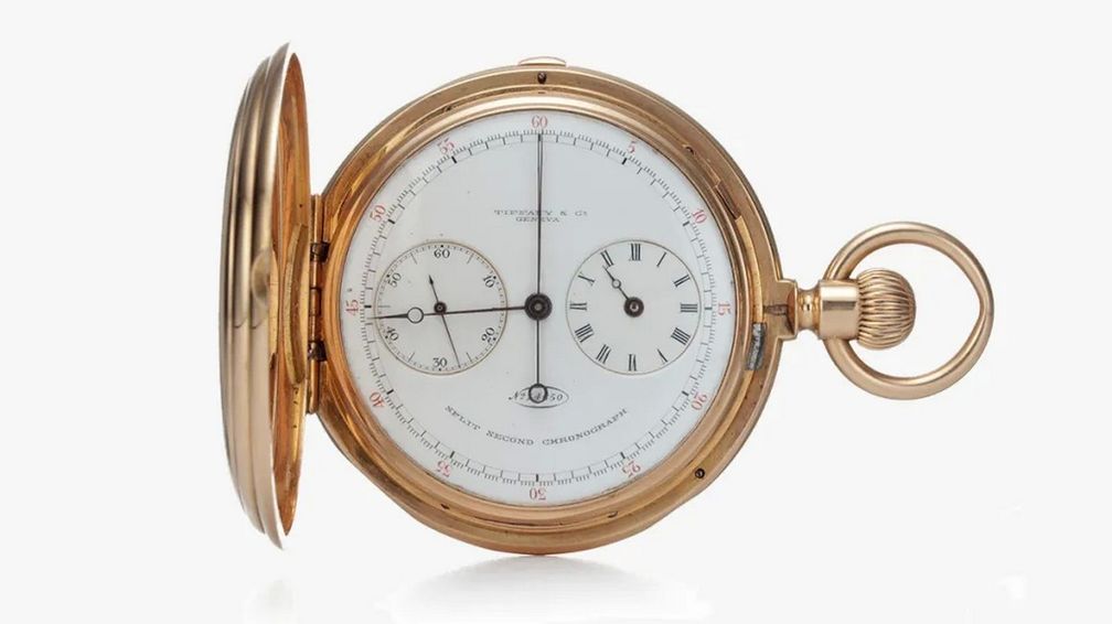 Карманный хронограф Tiffany Timer из архива Tiffany & Co. (1866 год). Фото: Tiffany & Co. Карманный хронограф Tiffany Timer из архива Tiffany & Co. (1866 год). Фото: Tiffany & Co.