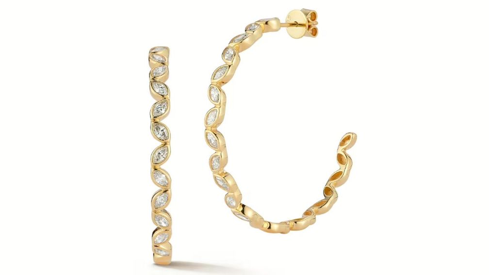 Серьги-кольца от бренда Dana Rebecca Designs Серьги-кольца от бренда Dana Rebecca Designs