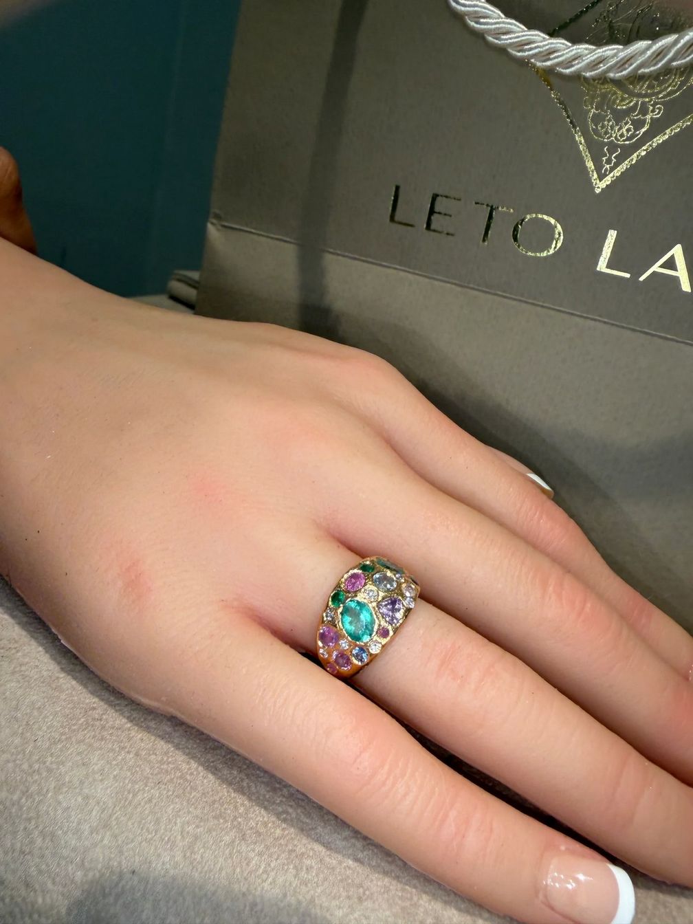 Кольцо Precious Garden от бренда Leto Lama 