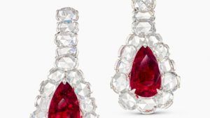 Sotheby’s выставляет на торги рубиновые серьги стоимостью до $ 2,6 млн